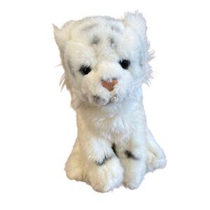 White Tiger Plush Stuffed Animal Toy 7" Wildlife Collection Vintage 1986 WWF